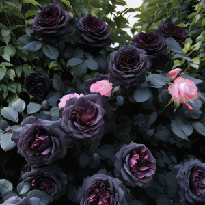 Роза Черная купить по цене от 450р. в интернет-магазине «Посадика» с доставкой почтой в в Красновишерске и по всей России – [изображение №1].