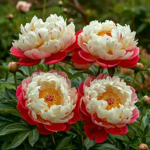 Пион Коралловый Каскад купить по цене от 490р. в интернет-магазине «Посадика» с доставкой почтой в в Красновишерске и по всей России – [изображение №1].