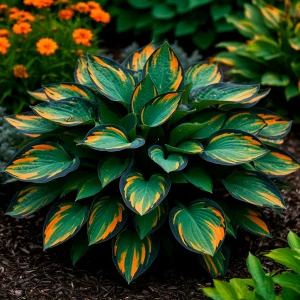 Хоста Бархатный Полог купить по цене от 560р. в интернет-магазине «Посадика» с доставкой почтой в в Красновишерске и по всей России – [изображение №1].