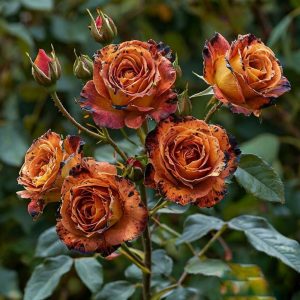 Роза плетистая Оранжевый Бриллиант купить по цене от 450р. в интернет-магазине «Посадика» с доставкой почтой в в Красновишерске и по всей России – [изображение №1].